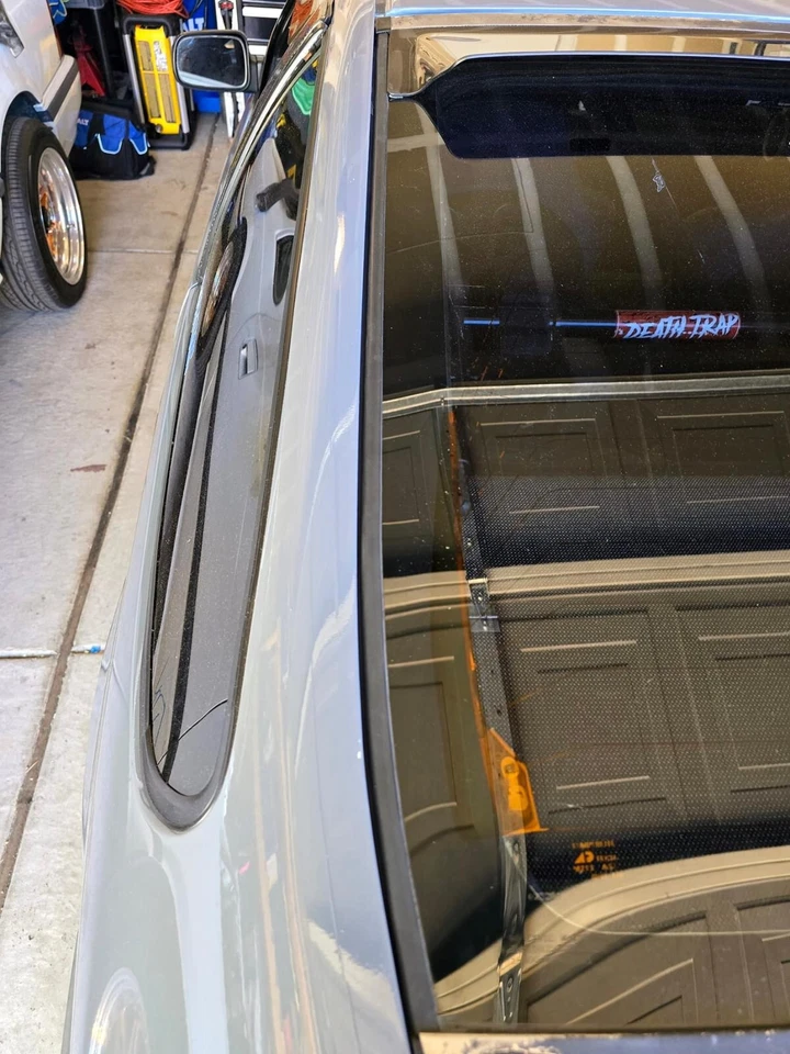 Para Honda CRX 1988-1991 Escotilla Trasera Superior Vidrio Lateral Goma Impermeable Foto 4 de 4