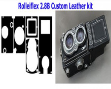 For Rolleiflex 2.8B Pre-Cut Replacement Leather Seal Black From JP AN220177