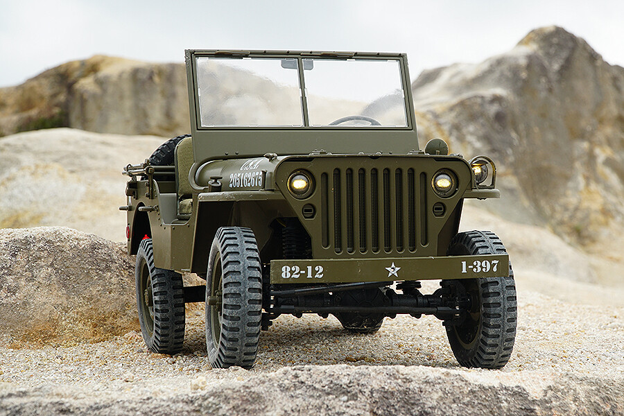 ホビーラジコン ROCHOBBY FMS 1/6 JEEP MB SCALER WILLYS 1/6 1941 MB Scaler Accessories | Upgrade Your RC Experience