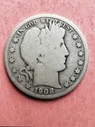 1908-O Barber Half Dollar