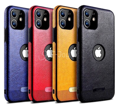 For iPhone14 13 12 11 Plus Pro Max Mini XS XR Leather UltraThin Protective Case 