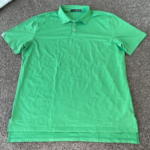Ralph Lauren Polo Shirt Adult Extra Large Green RLX Lightweight Golf Golfer Men