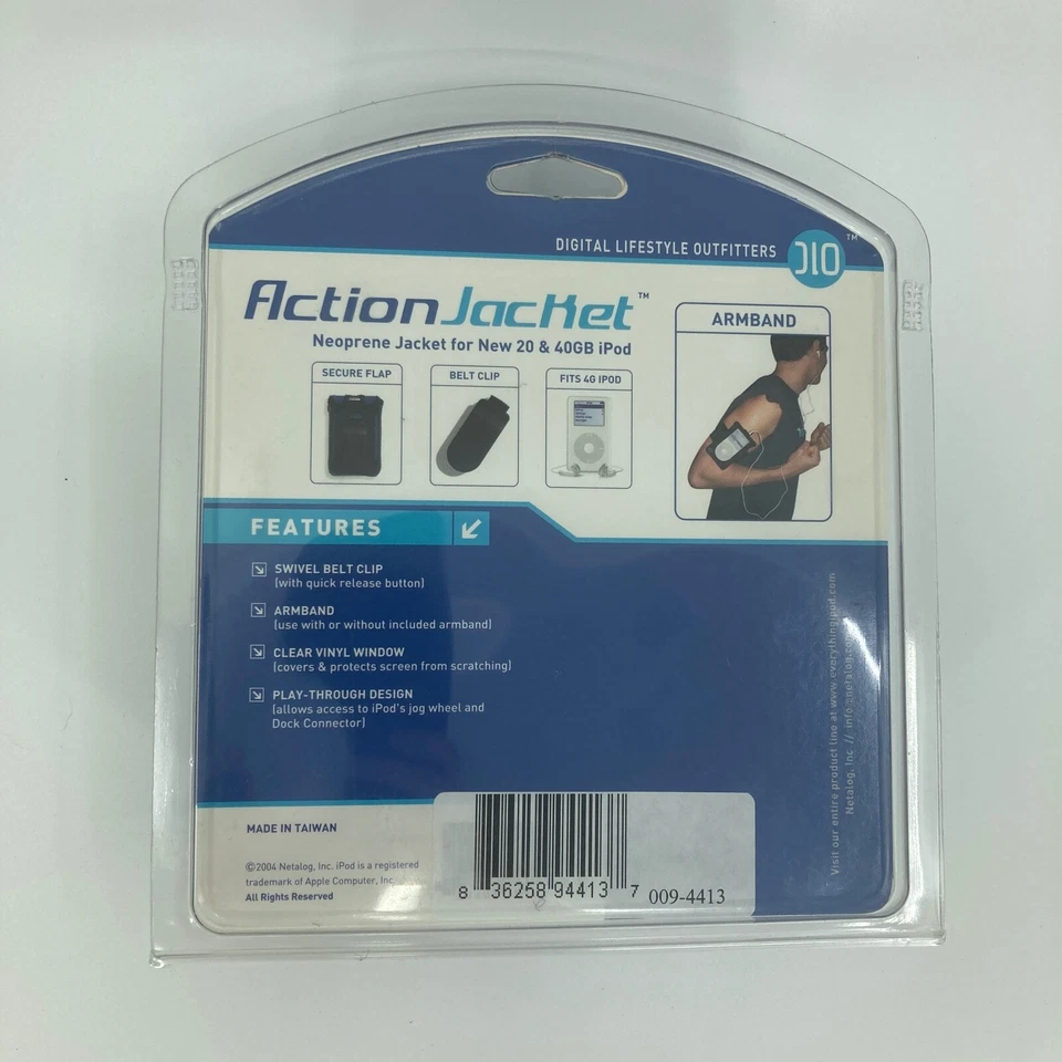 DLO Action Jacket Neoprene Jacket for iPod 20G & 40GB - Blue - Image 3 of 3