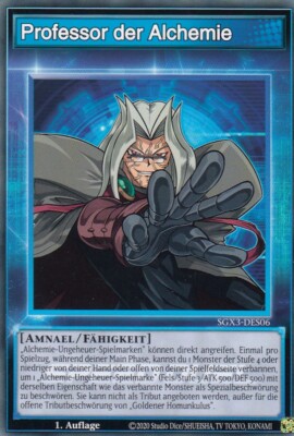 Professor der Alchemie SGX3-DES06 Yugioh