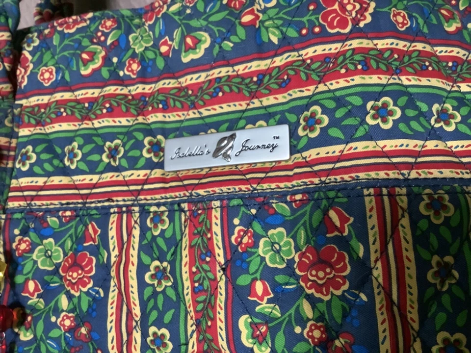 BOLSO DE MANO ISABELLAS JOURNEY ACOLCHADO FLORAL... BOLSO DE HOMBRO... Foto 2 de 4