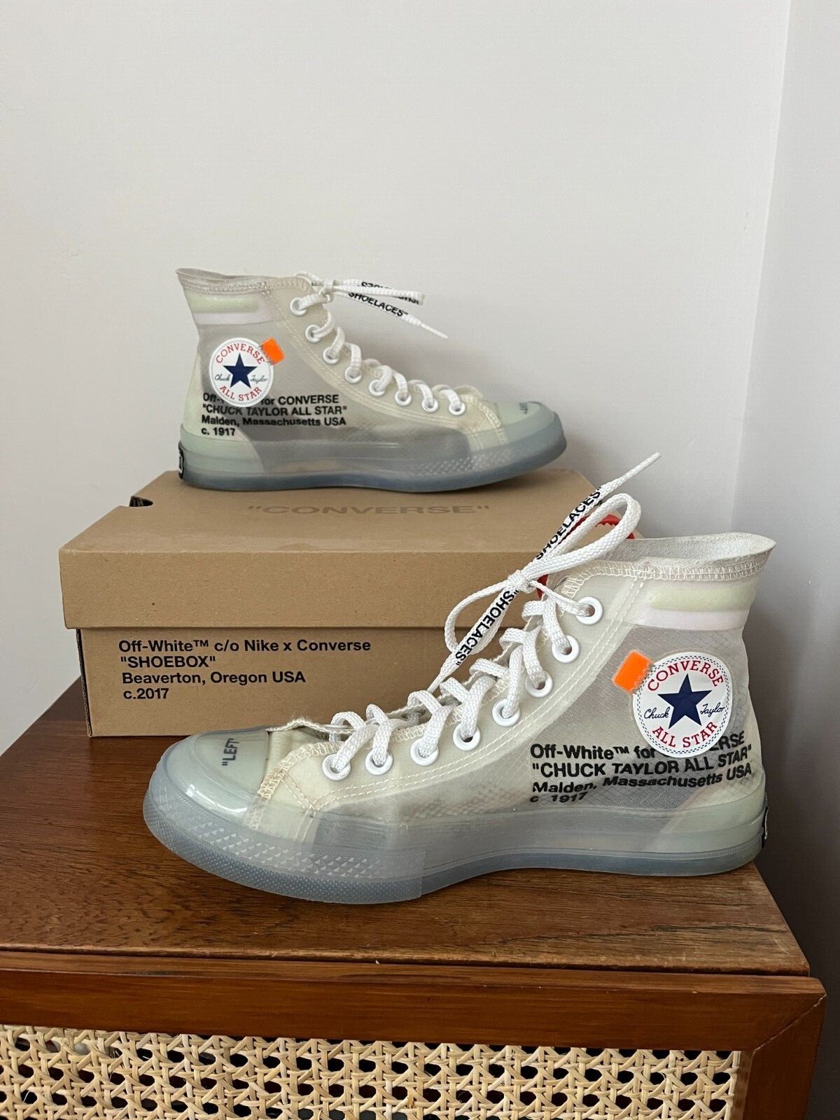 Off White x Converse Chuck Taylor All Star Vulcanized Hi The Ten Virgil image 3