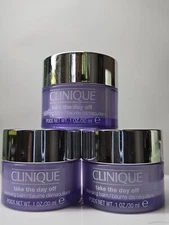 3x Clinique Take The Day Off Cleansing Balm Makeup Remover 3oz In Total - NWOB