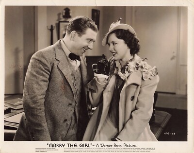 Sing Me a Love Song 1936 Movie Photo 8x10 Carol Hughes Frank McHugh Press *P112a