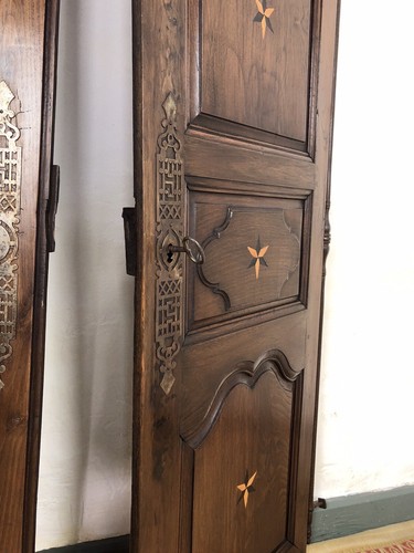 Antique French Carved Armoire Doors Architectural Salvage Design Reclaimed - Picture 7 of 20