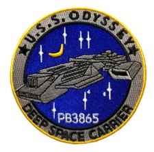 Stargate SG-1 Atlantis U.S.S. Odyssey Ship Patch Iron on Sew on - MS7