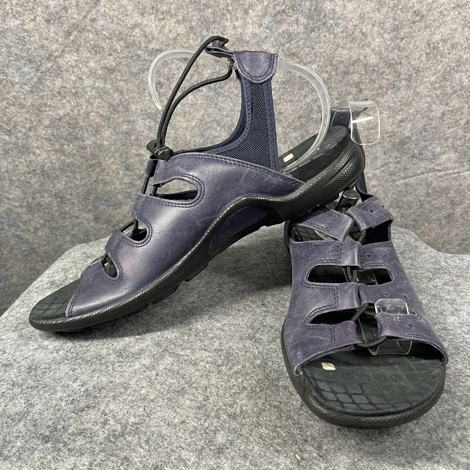 Ecco Jab Toggle Sandali sportivi elastici regolabili blu EU 39 US 8 8 5