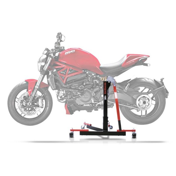ZentralstäNder Power Evo FüR Ducati Monster 821 14-20 Rot-image