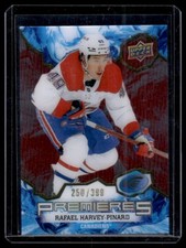 2021-22 Upper Deck Ice Red Rafael Harvey-Pinard RC /399 Montreal Canadiens #162