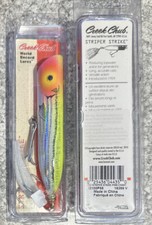 2 Packs Creek Chub Striper Strike Poppers Pink Chartreuse