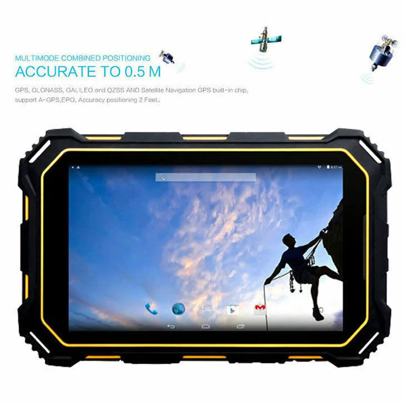 7" Unlocked Android 4G LTE Rugged Smartphone Phone Tablet PC Mobile NFC WIFI HV2 - Image 4 of 4