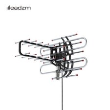 Antenna TV Esterno 200Miglia Segnale Amplificato Motorizzato 1080P Digitale Rotazione UHF