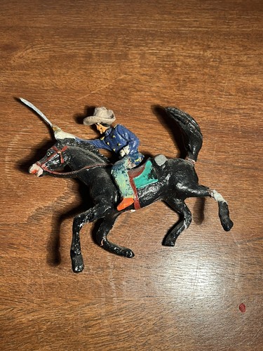 Soldatino NORDISTA A CAVALLO in Pasta XILOPLASTO NARDI CONFALONIERI - Foto 6 di 6