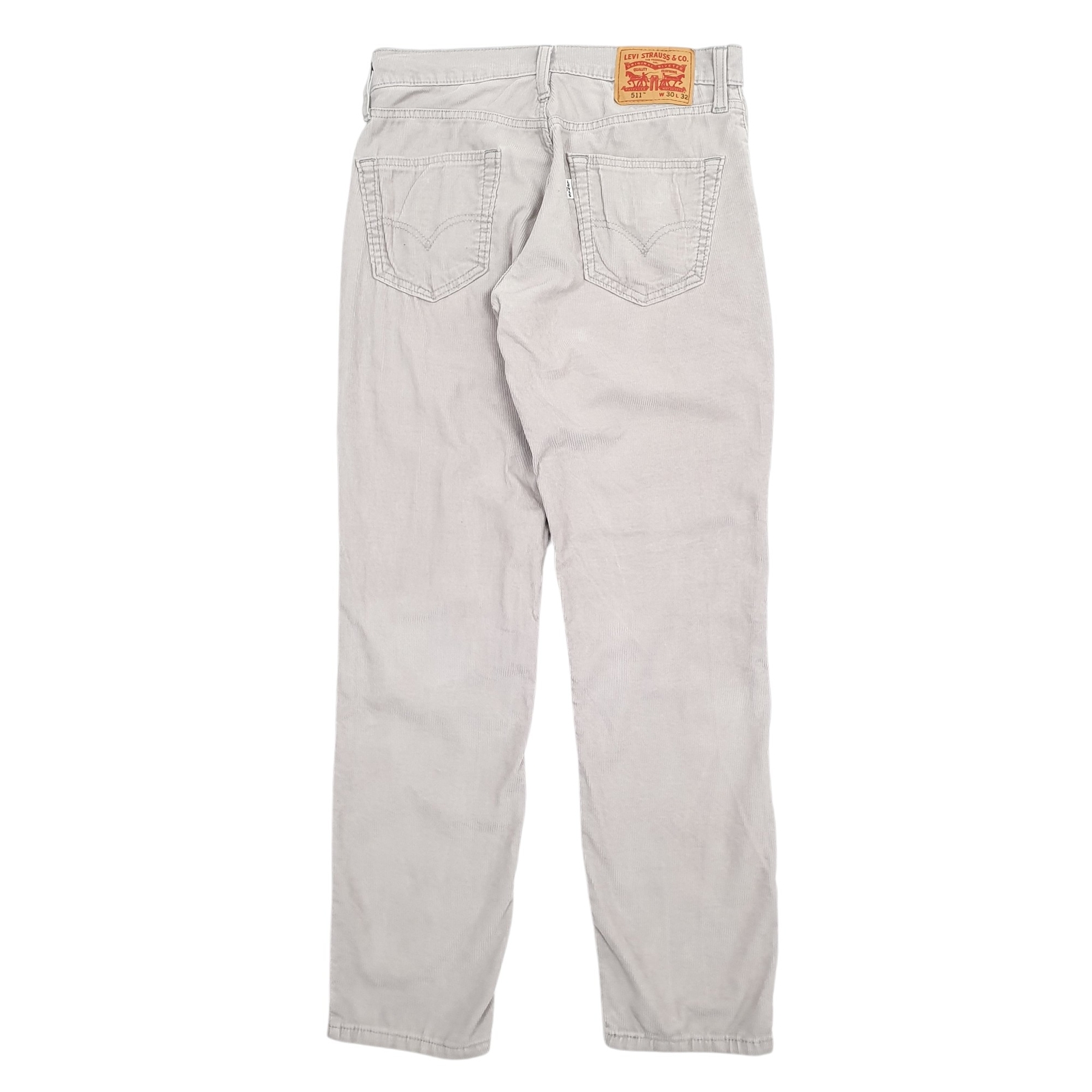 LEVIS 511 Corduroy Trousers Cord Jeans Cotton Grey Mens W30 L32 image 3