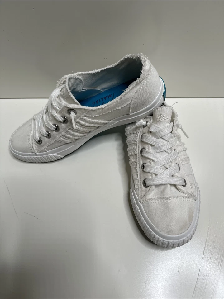 Tênis Blowfish Malibu Marley Feminino MENINAS Mack Branco Macramê Tamanho: 6.5 - Imagem 2 de 4