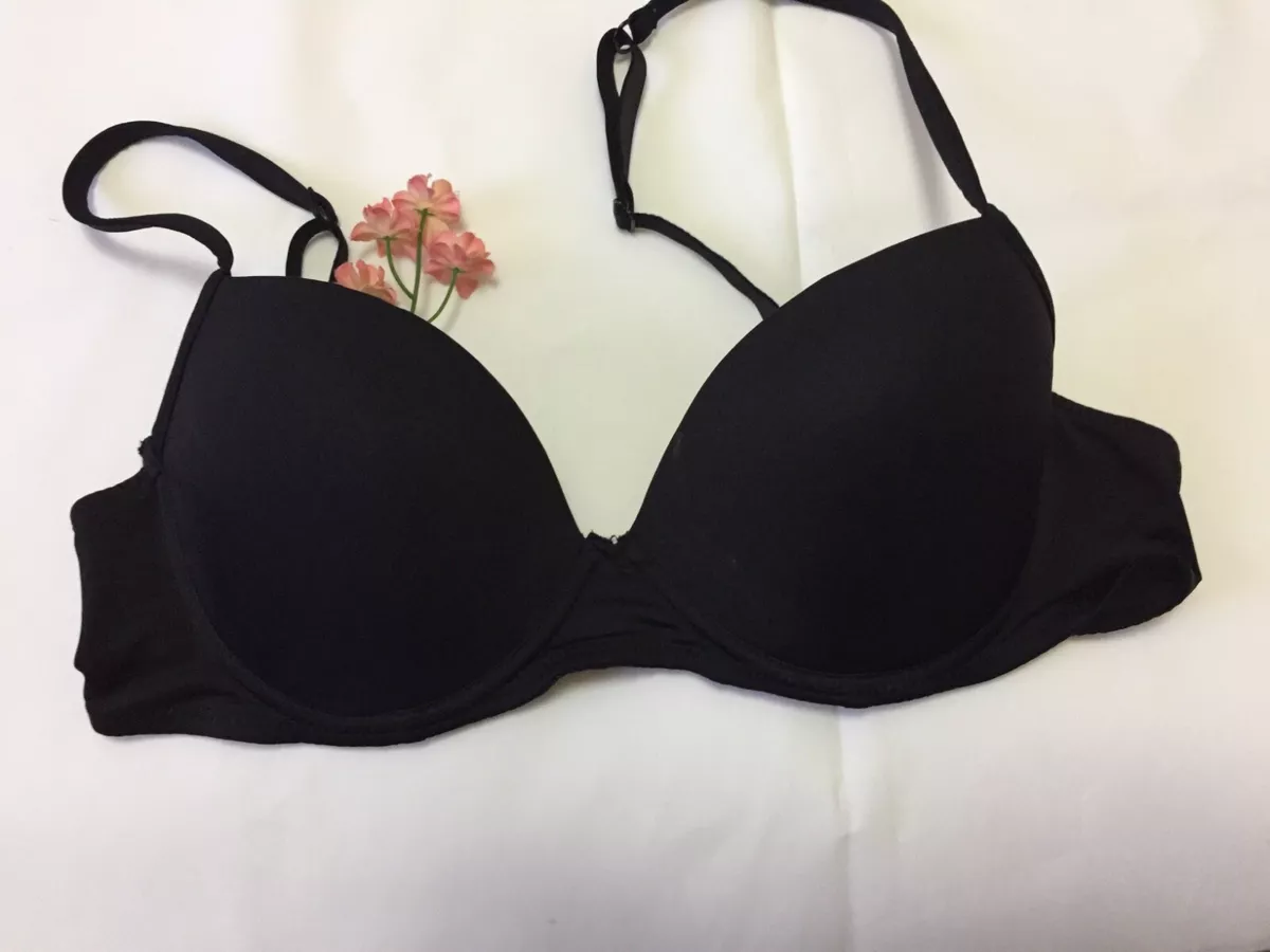 Unbranded Bra size it 3 b us 34 b eu 75 b padded underwired black