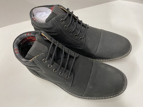 Reserved Footwear New York Herren Jungen 7,5 High Top Schwarz Schuhe Stiefel Neu - Bild 2 von 7