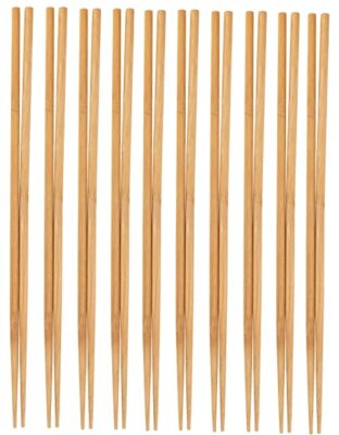 10 Paar Wiederverwendbare Bambus Essstäbchen 24 cm Sushi Chinesisch 24 Qualitäts Essstäbchen 