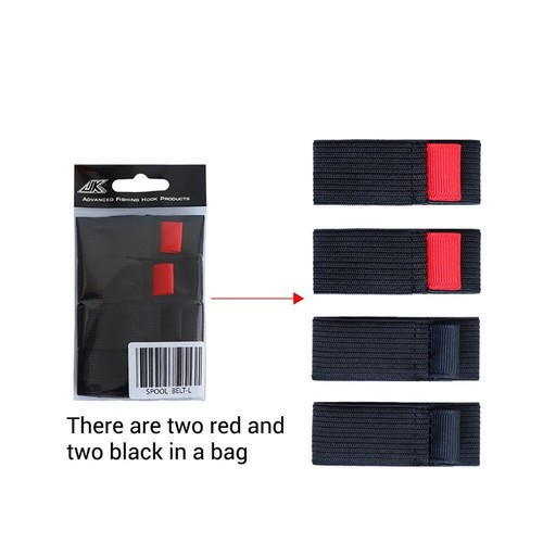 4`teile/paket Elastische Angelspule Gürtel Rolle Schutz Gürtel Band Rad Zubehör - Picture 17 of 47