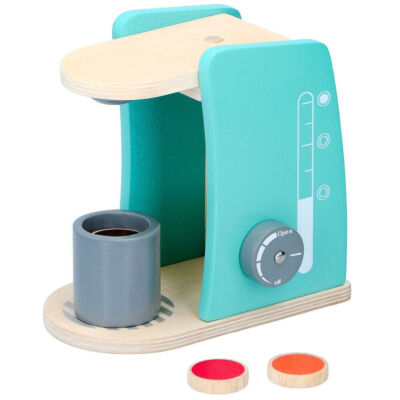 Macchina del Caffe' Giocattolo con Tazza per Bambini Legno