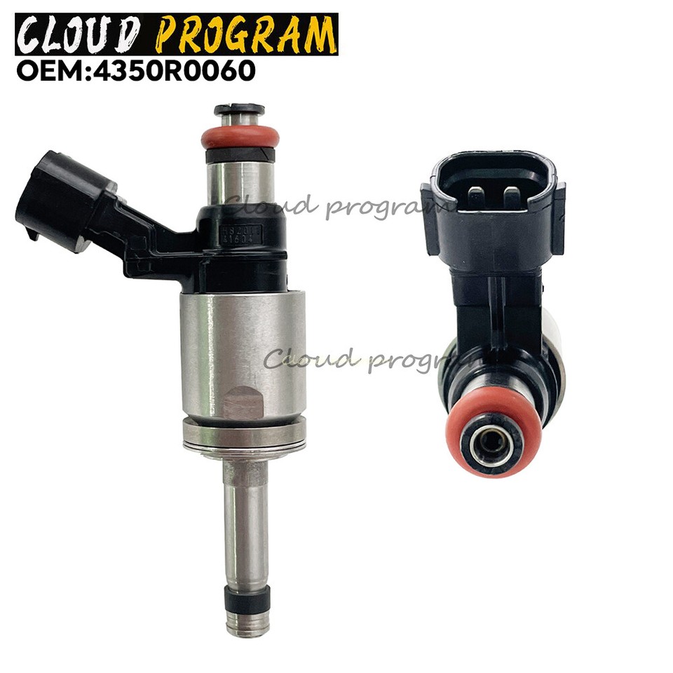 4350R0060 Injecteur d'injecteur compatible avec Renault Megane Scenic Dacia Duster Lodge 1.2 TCe H8201141604 Injecteur de carburant 166004350R