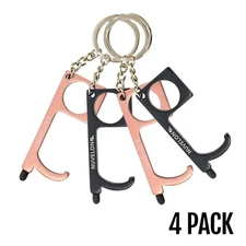 Nuvelon No Touch Door Opener Tool with Stylus tip 4 Pack
