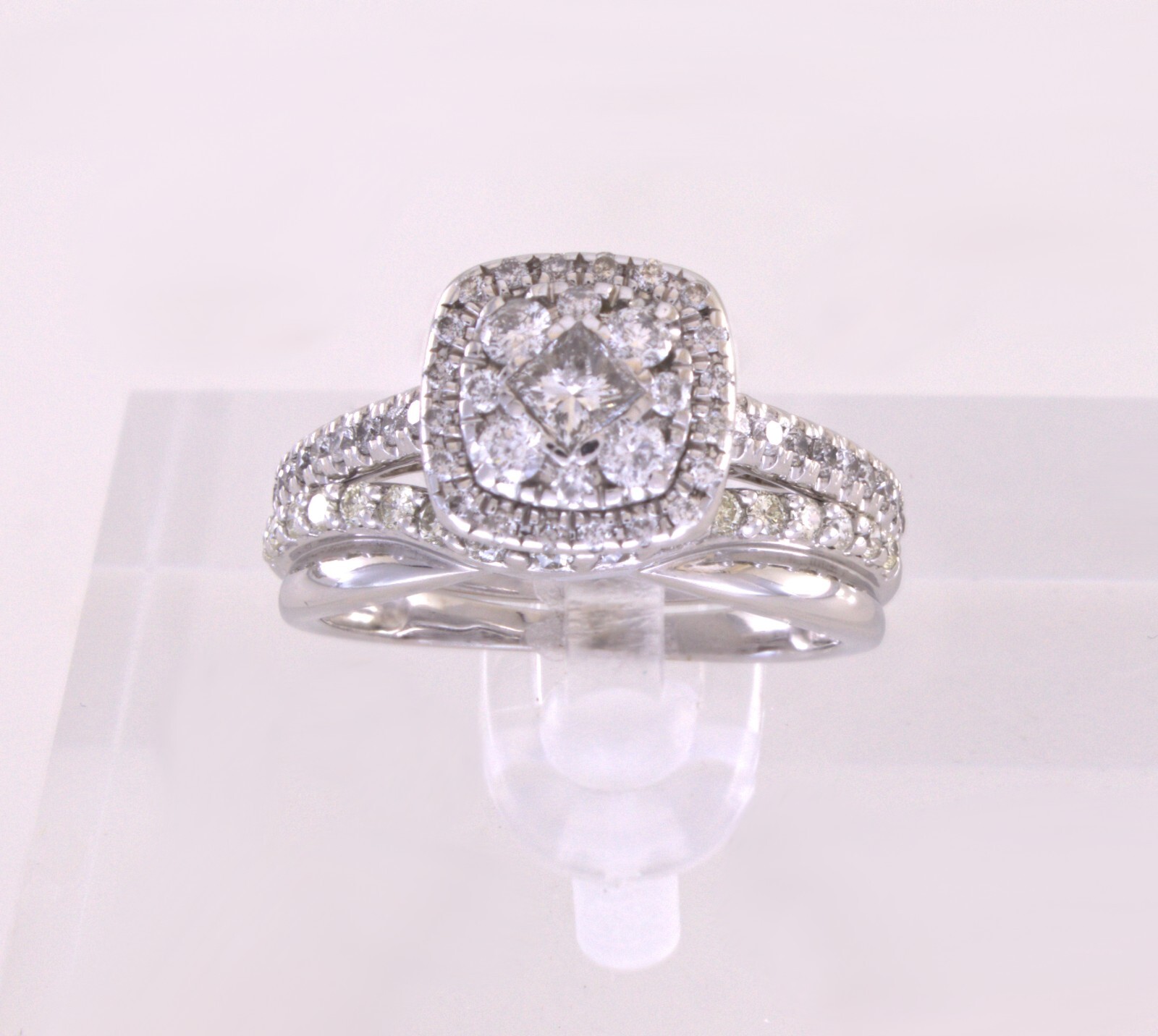 Diamond, White Gold Ring-Set - image 8