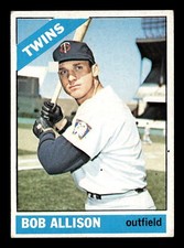 Bob Allison 1966 Topps #345 Minnesota Twins Vg-Ex