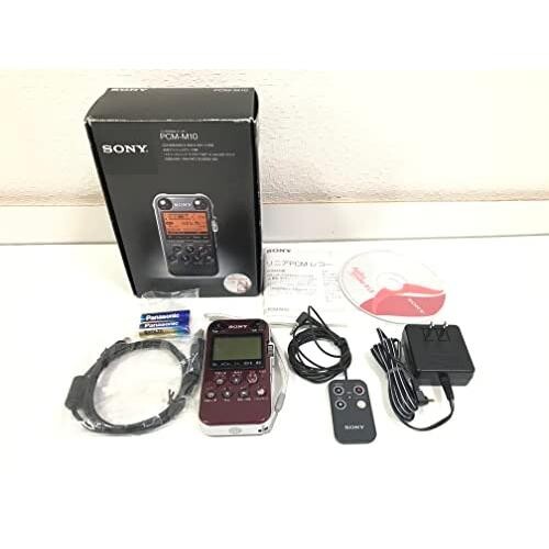Sony PCM-M10/R Red Portable Digital Audio Linear PCM