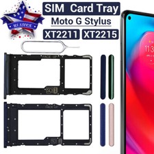 SIM Card Tray MicroSD with Pin For Motorola Moto G Stylus 2022 XT2211 5G XT2215