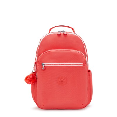Kipling SEOUL großer Rucksack - fast koralle UVP 98£