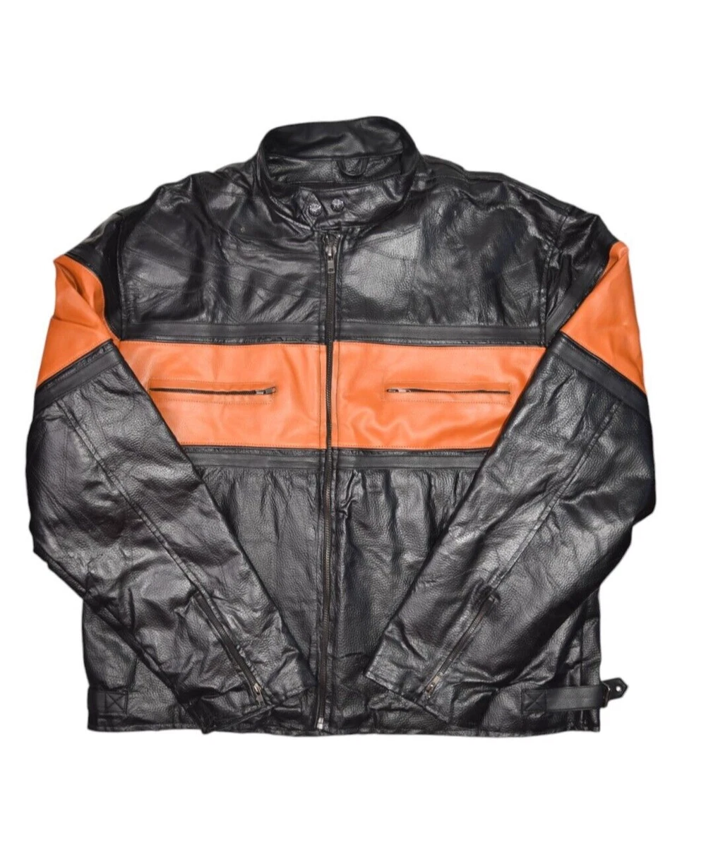 diamond leather jacket products for sale | eBay