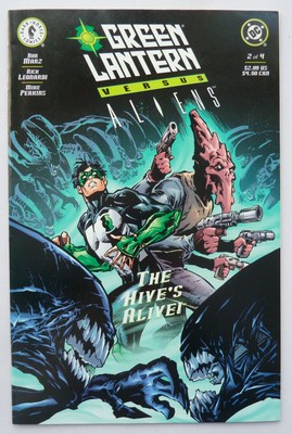 Green Lantern versus Aliens #2 (2 von 4) DC Dark Horse Oktober 2000 Sehr guter Zustand 7,0
