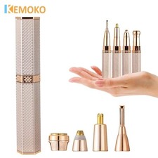 4-in-1 Rechargeable Electric Shaver for Women   Painless Facial Hair Remover, Ey