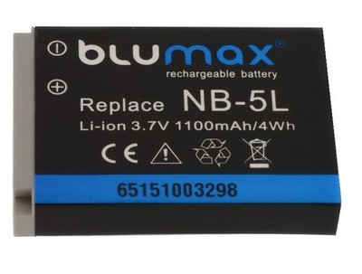 1100mAh Akku für Canon Digital Ixus 90 IS / 800 IS / 850 IS / 860 IS / 870 IS