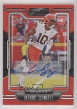 2021 Panini Playbook Rookie Signatures Anthony Schwartz #128 Auto 6o3