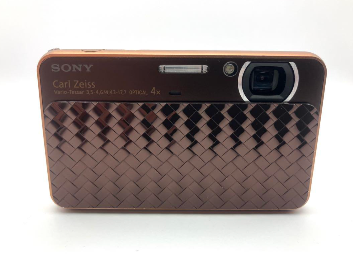 SONY Cyber-Shot DSC-T99 Brown 14.1MP 4x Digital Camera From Japan