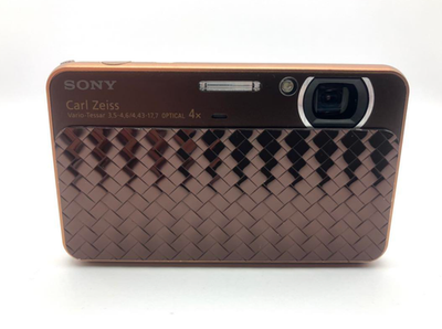 SONY Cyber-Shot DSC-T99 Brown 14.1MP 4x Digital Camera From Japan