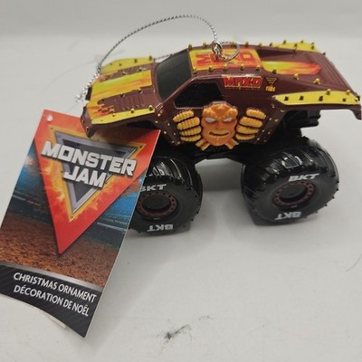 Monster Jam Truck Christmas Tree Ornament 2022 Kurt Adler MAX-D Fire