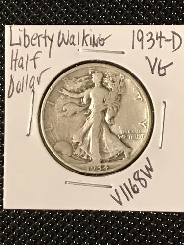 1933-S Liberty Walking Half Dollar  VG