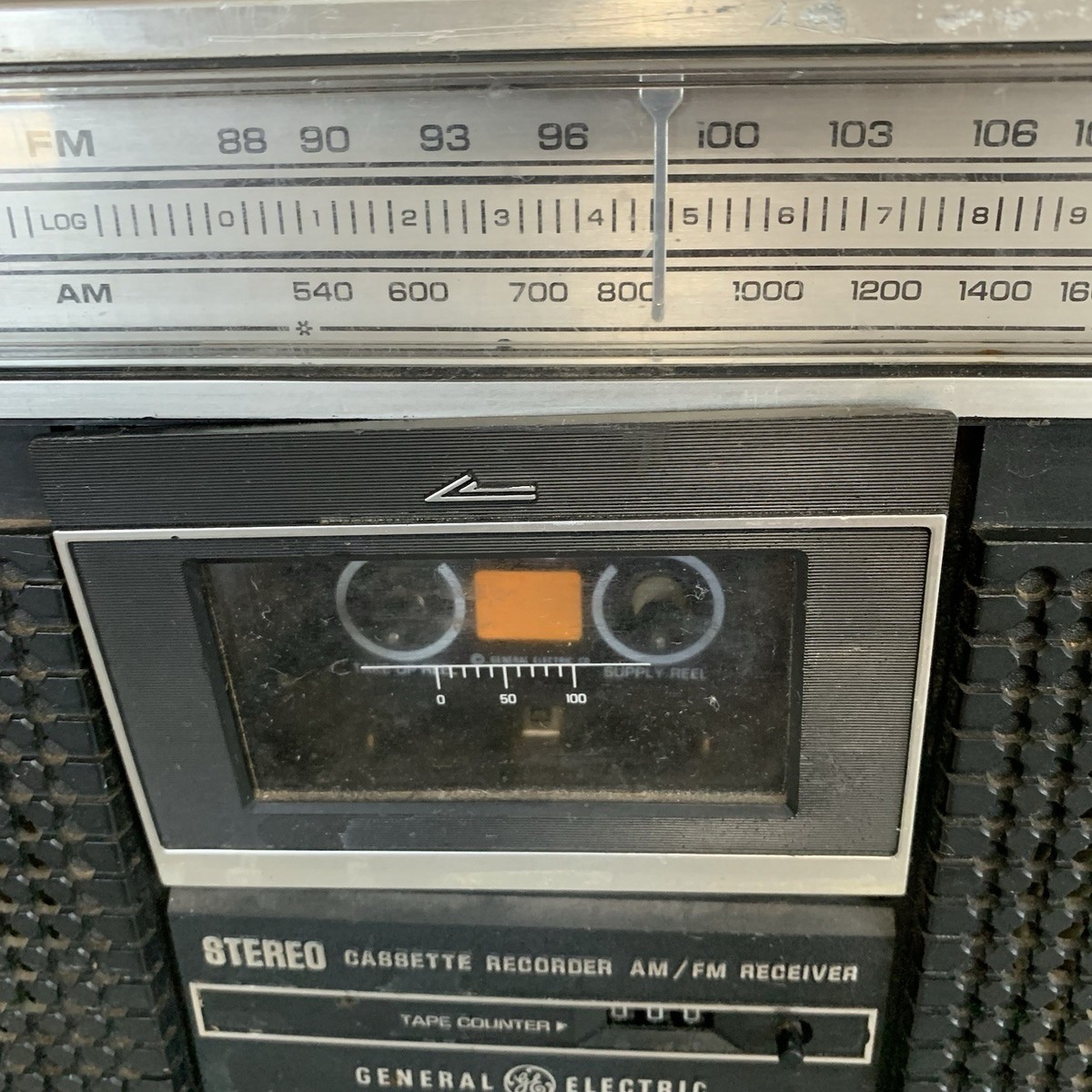 General Electric Model 3-5251A AM/FM Stereo Cassette Recorder VTG