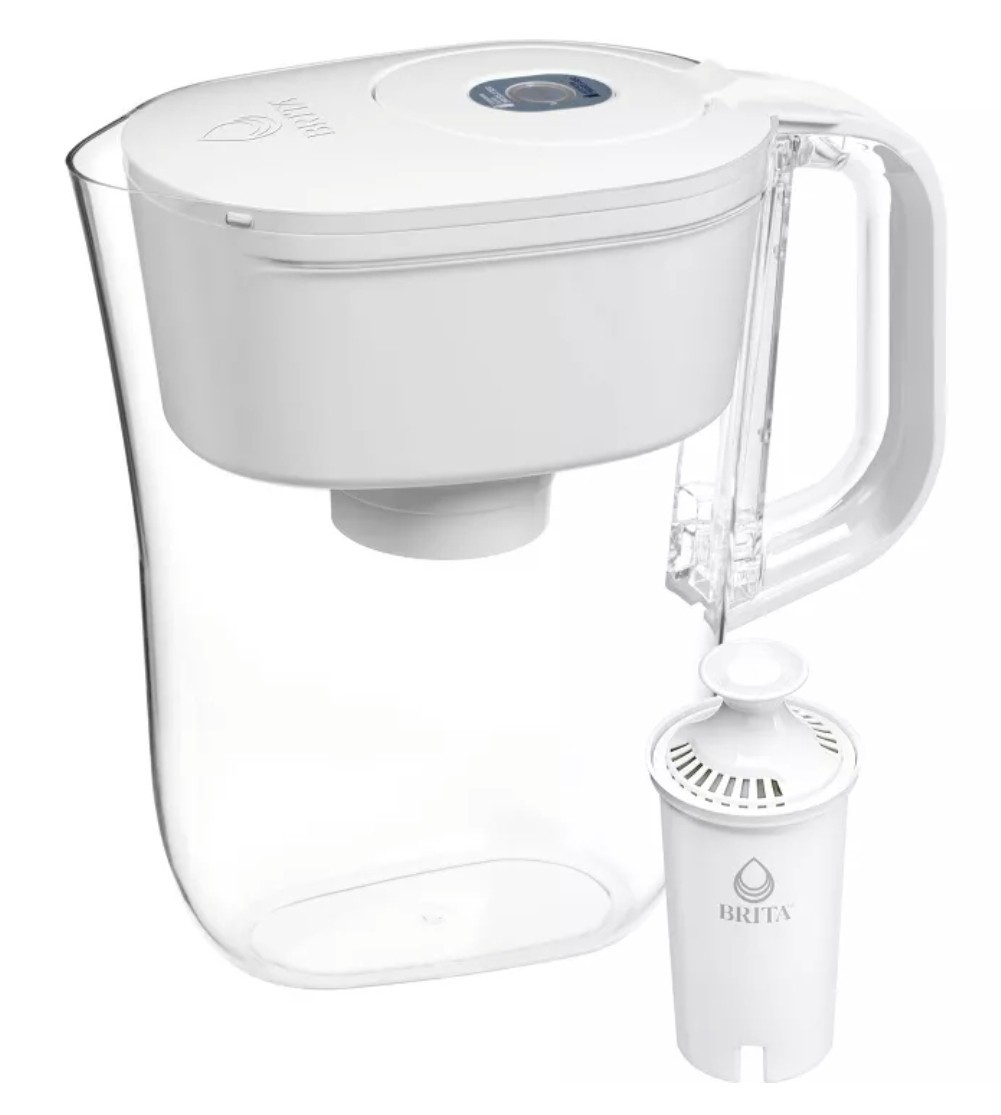 Brita Metro Water Filter Pitcher 6 Cup Capacity BPA-Free W/ 1 Brita Filter.. 304