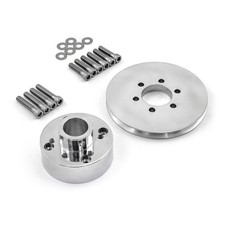 Ford Sb 289 302 Windsor Supercharger Crank Hub 1v Groove Accessory Drive Pulley