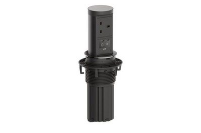 Bachmann ELEVATOR 2 1xUK 1xUSB C/C BM0020574 Multi-Tischsteckdose ELEVATOR