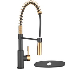 DF-MK504SLK-MBRG RV Swivel High-Arc Spring Kitchen Sink Faucet - Single Handl...