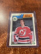 1983-84 O-Pee-Chee Hockey OPC #225 Brent Ashton - Minnesota North Stars